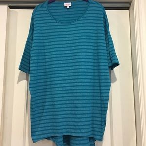 Teal striped Irma tunic!